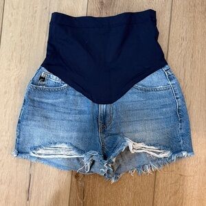 Pinkblush Navy and Light Blue Jean Shorts